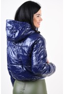 Women Jacket Vila Ritter Coated Patriot Blue